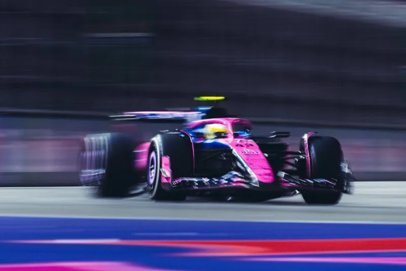 Colapinto finalizó en el fondo en Las Vegas