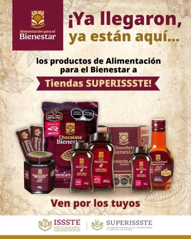 Tiendas SUPERISSSTE en la CDMX ofrecen café y chocolate a precios accesibles. / X: @TUSUPERISSSTE