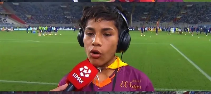 Apareció en televisión