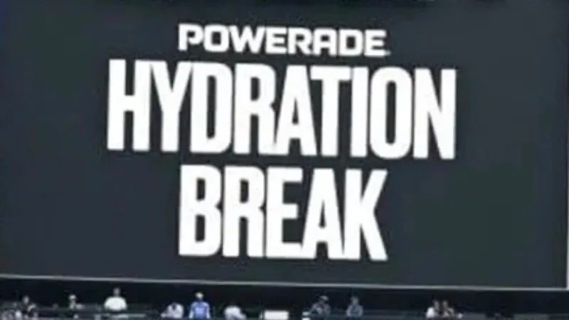 Habrá pausa de hidratación de 3 minutos