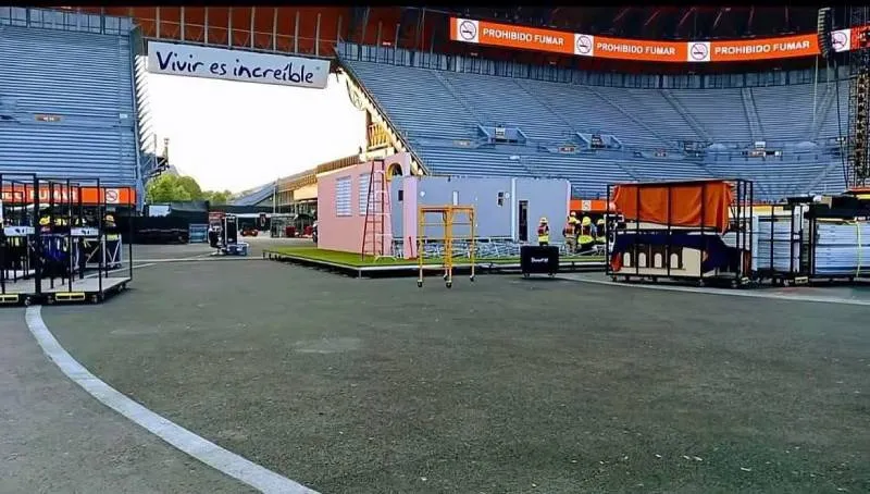 La Casita se colocó en la zona General B del Estadio GNP Seguros. / X@mx_tickets