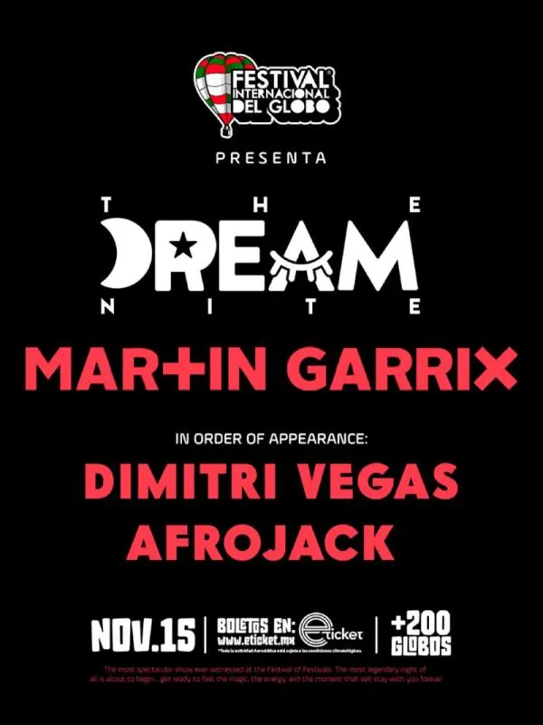 Martin Garrix se iba a presentar en el Festival del Globo / Redes Sociales