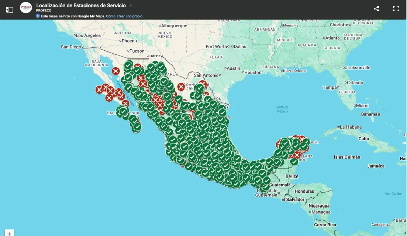 El mapa interactivo abarca todos los estados del país / Redes Sociales
