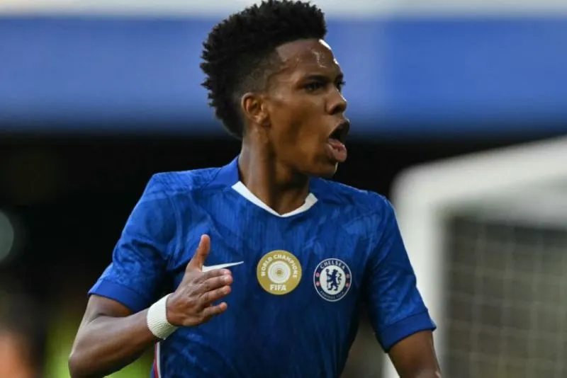 Estevao con el Chelsea | AP