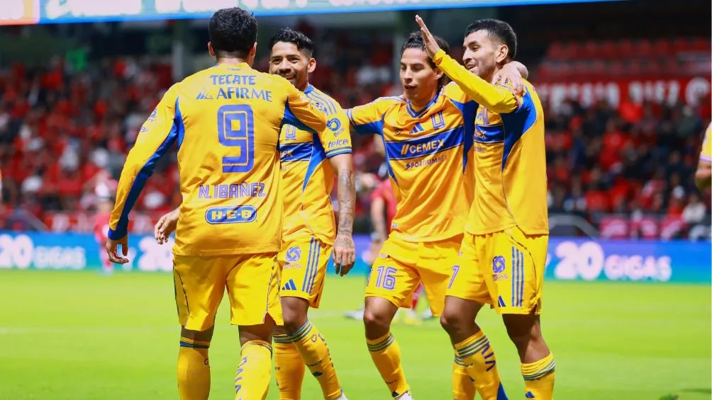Tigres celebra su triunfo ante Toluca | MEXSPORT