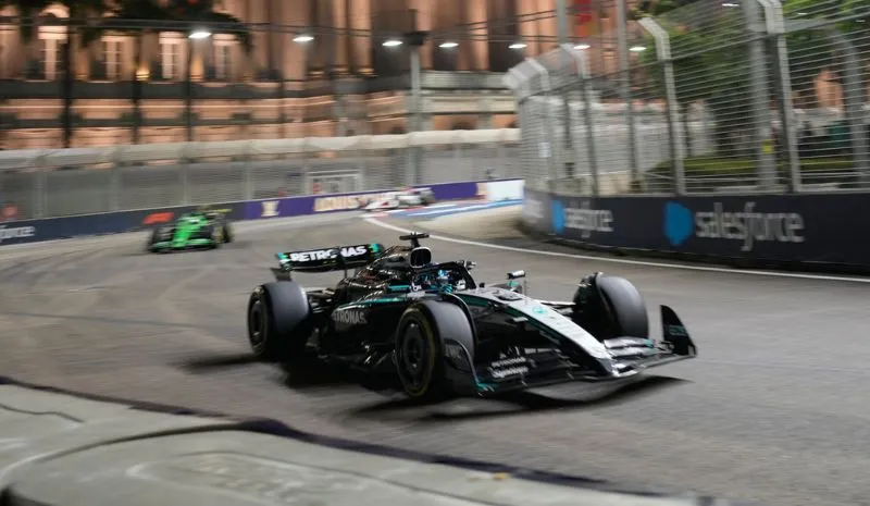 Momentos del GP de Singapur