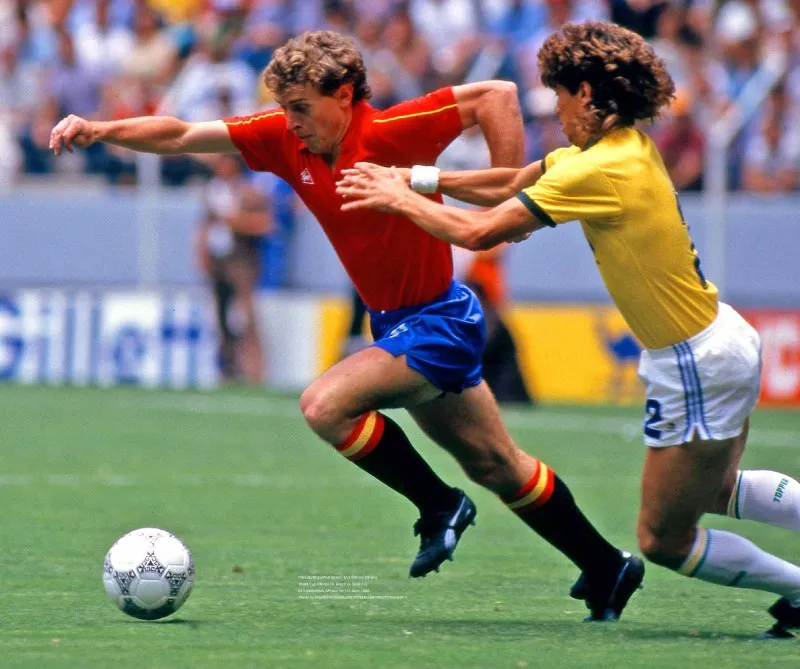 España vs Brasil en 1986 | @Rancoma_
