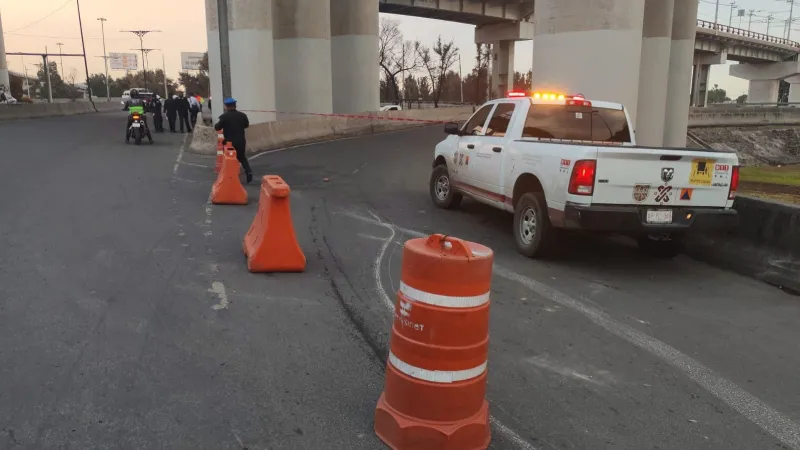 El Gobierno capitalino llegó al Puente de la Concordia para examinar la grieta / Especial