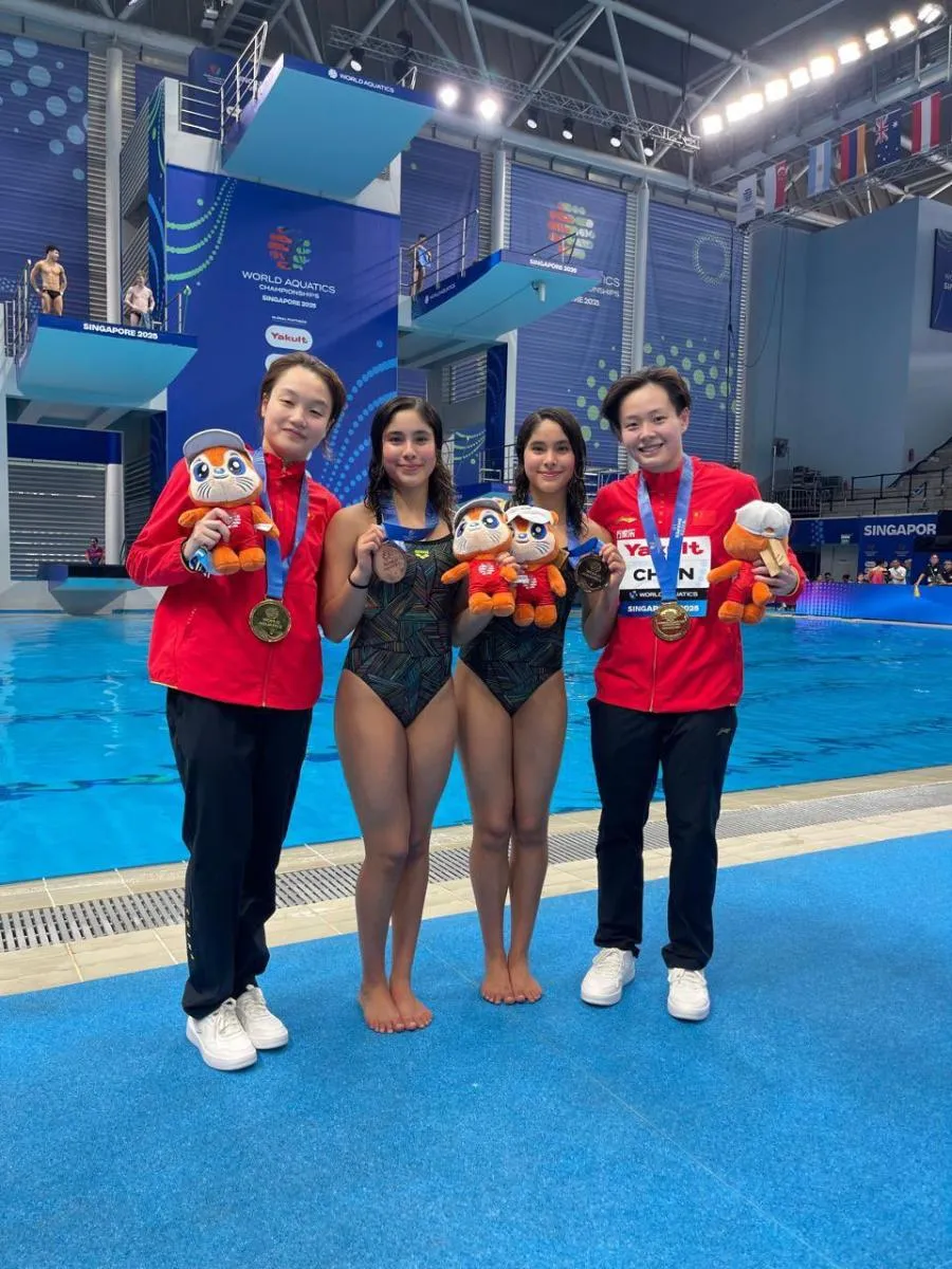 Las mexicanas quedaron terceras detrás de las chinas y las británicas