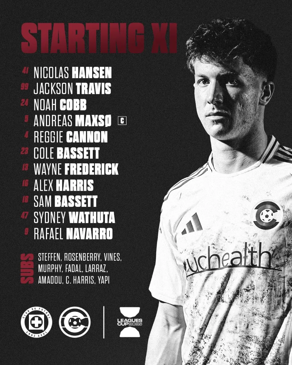 Esa es la alineación del equipo estadounidense