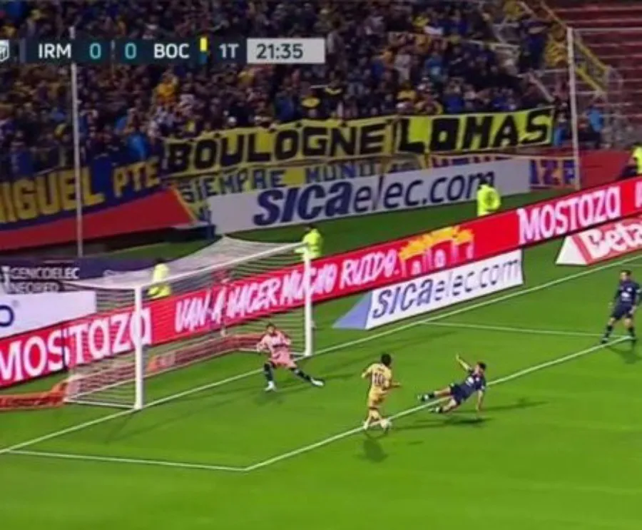 Cavani tuvo una falla garrafal