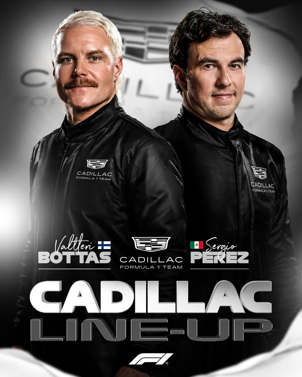 Checo y Bottas serán la nueva alineación de Cadillac