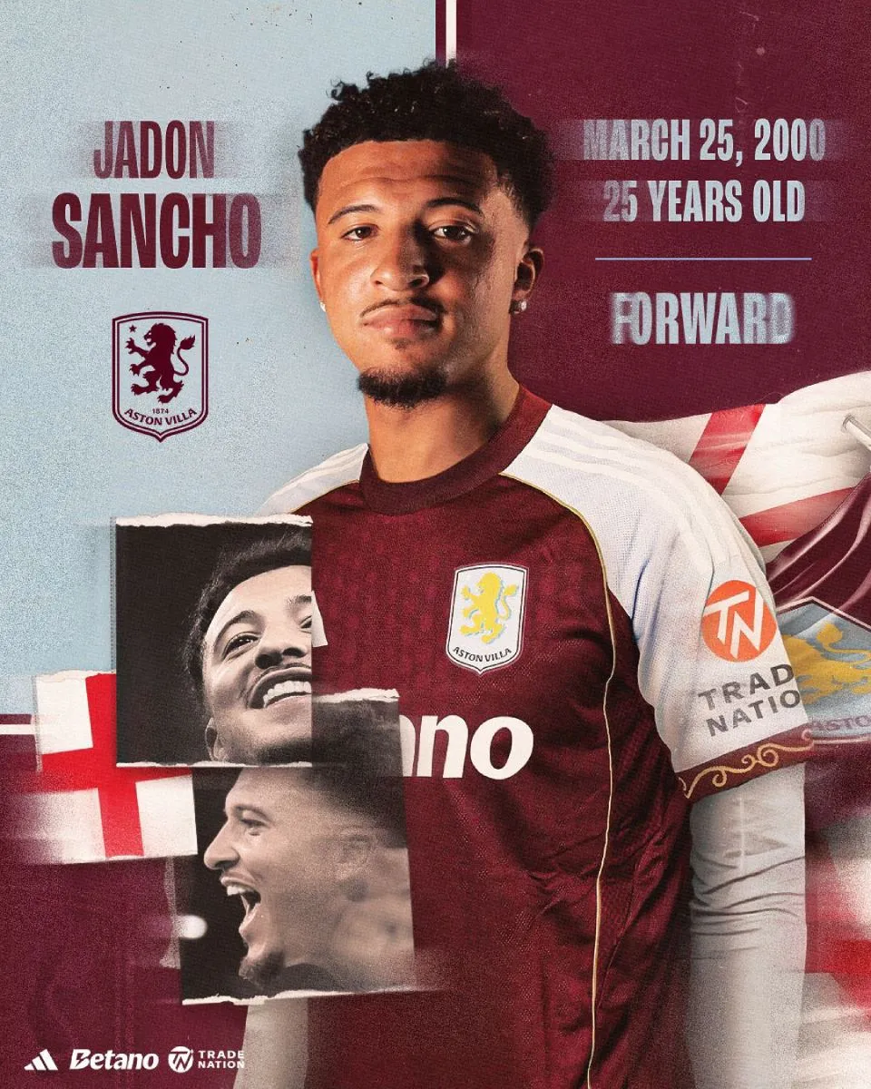 Sancho llega en préstamo a Aston Villa
