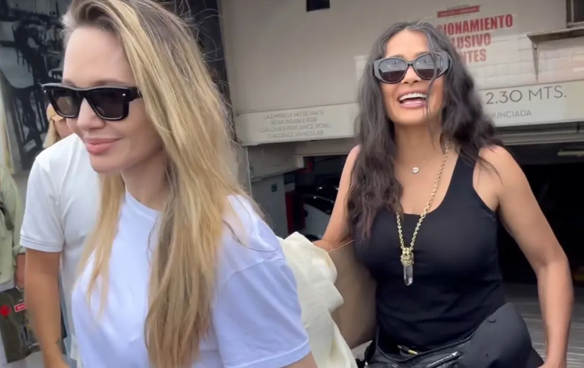 Angelina y Salma se estuvieron paseando por varios lugares de Veracruz / Especial