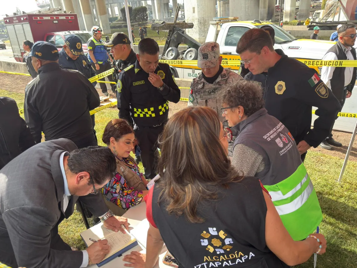 Clara Brugada se trasladó a la zona afectada para supervisar las acciones / Redes Sociales