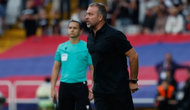 Hansi Flick con Barcelona