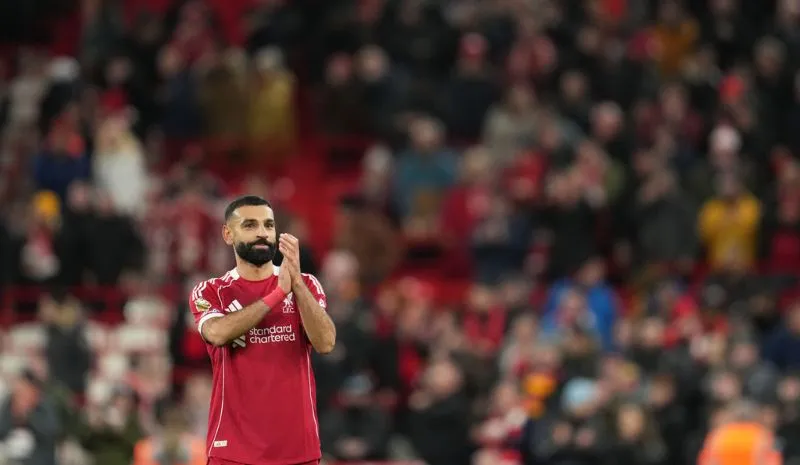Salah, feliz tras finalizar partido