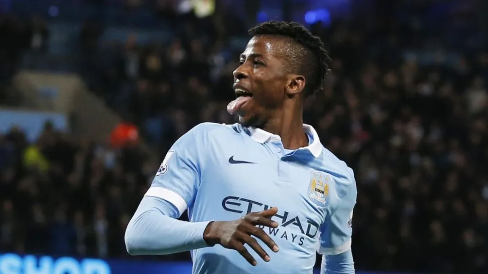 Iheneacho durante su paso por el Manchester City | AP