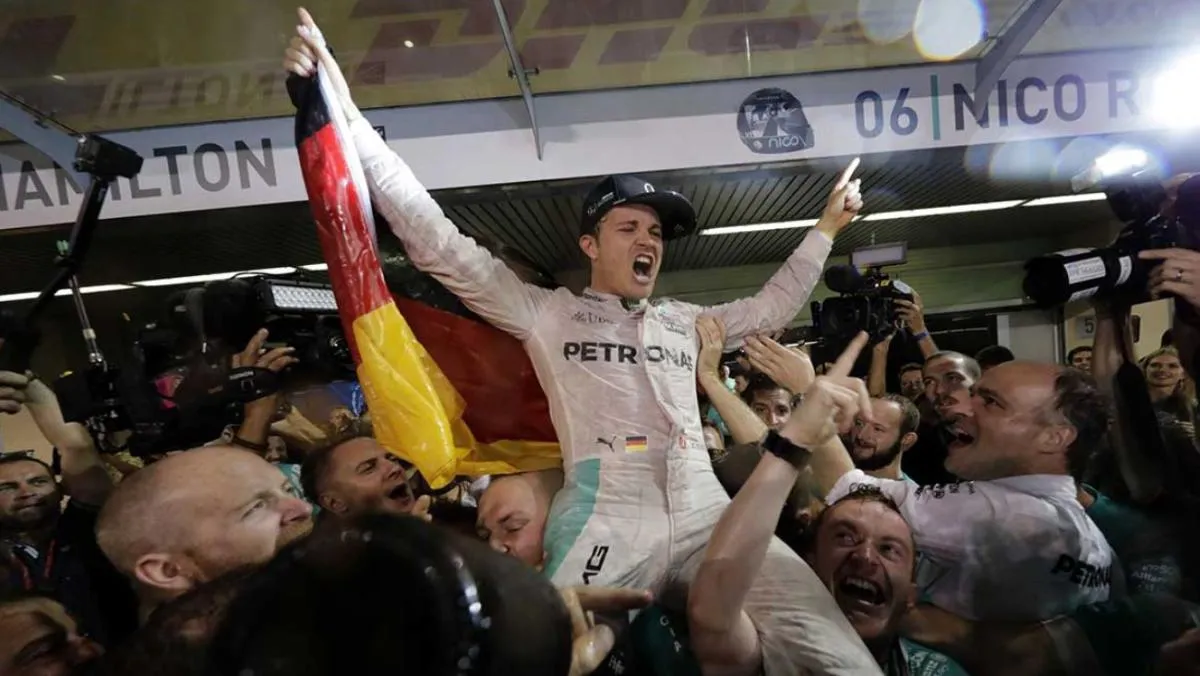 Rosberg celebra con Mercedes | AP
