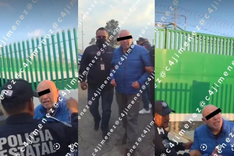 Su detención quedó grabada y expuesta en redes sociales / X: @c4jimenez