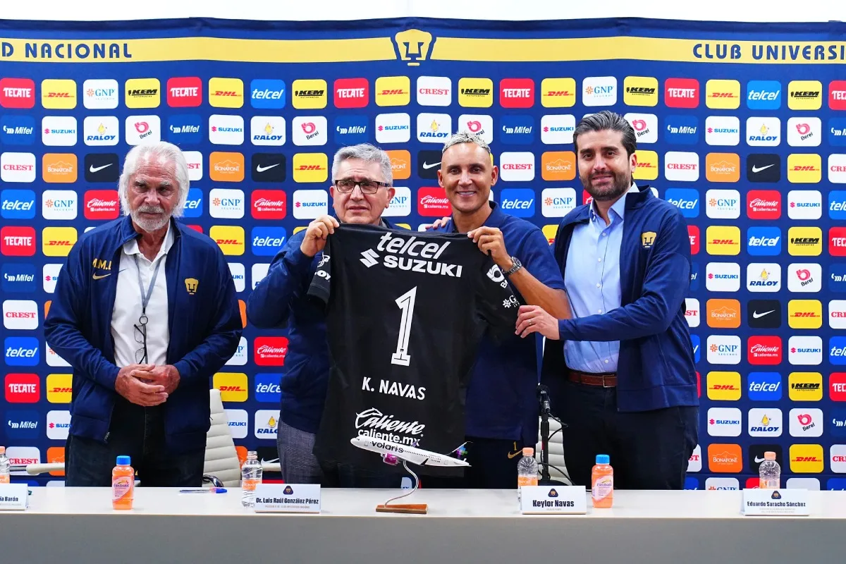 Pumas concretó el fichaje de Keylor Navas