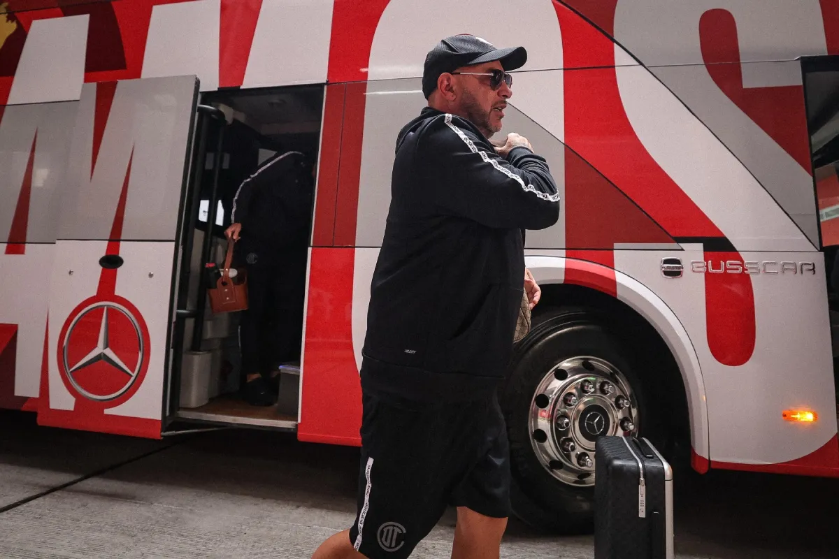 Mohamed en la llegada de Toluca a Estados Unidos