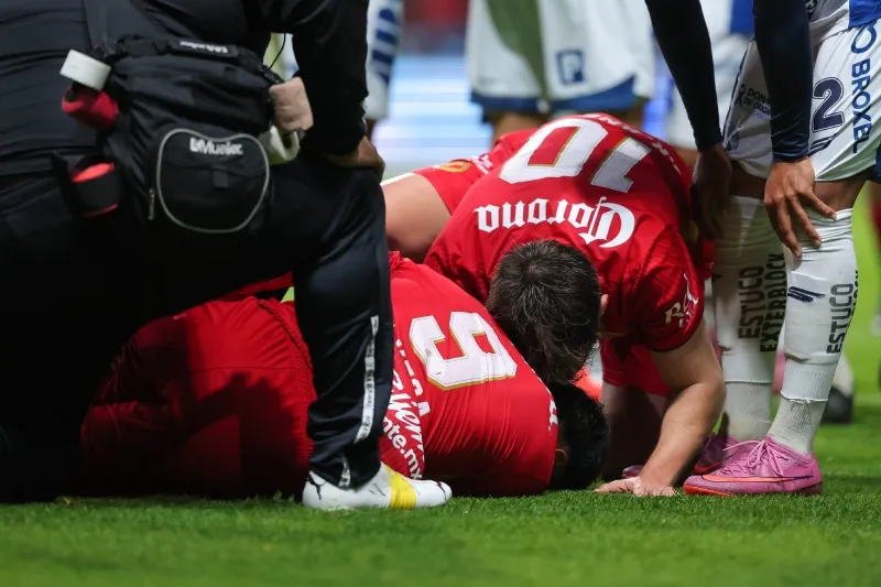 Vega se lesionó en el partido ante Pachuca