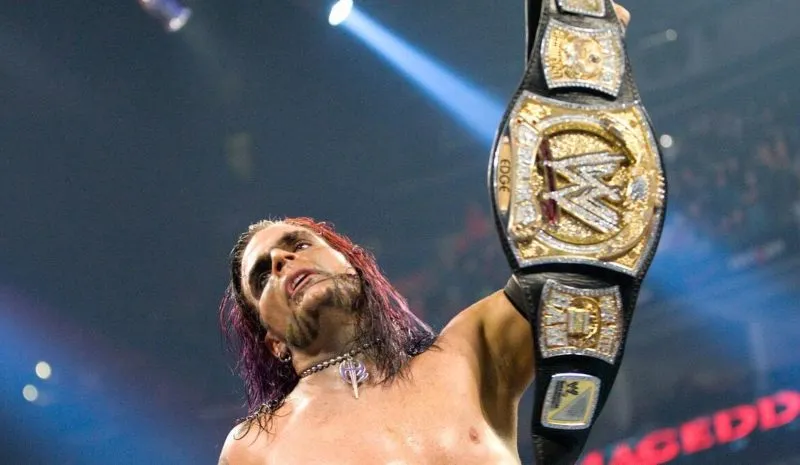 Hardy festeja Campeonato de la WWE