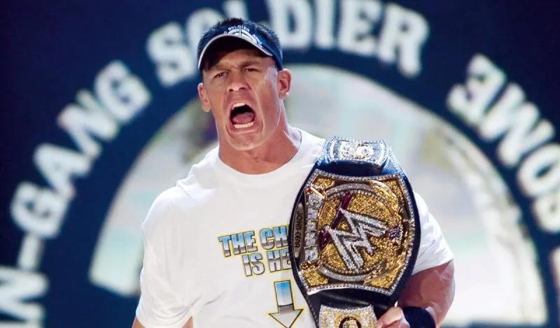John Cena con Campeonato