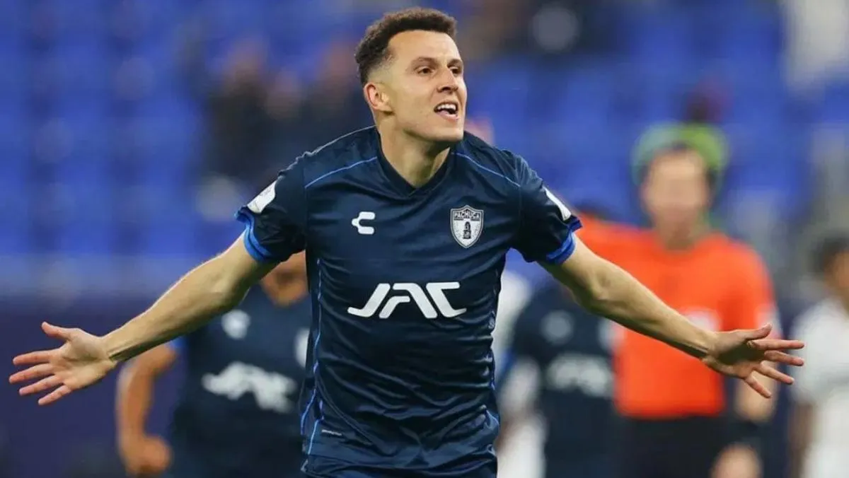 Idrissi en un partido con Pachuca en la Intercontinental | MEXSPORT