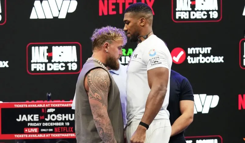 Jake Paul y Anthony Joshua