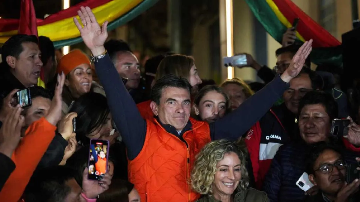 Rodrigo Paz dio la sorpresa y se llevó la mayoría de votos/AP