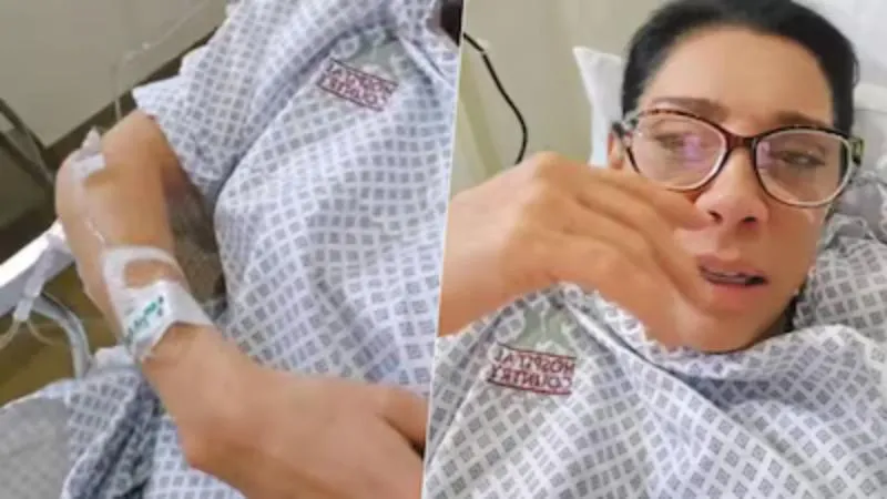 No es la primera vez que Cynthia es hospitalizada / Redes Sociales