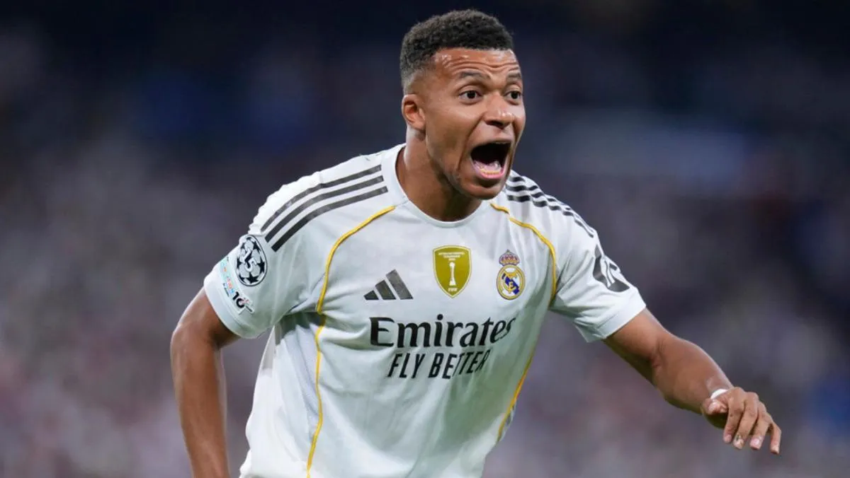 Mbappé llegó a los 50 goles con el Real Madrid | AP