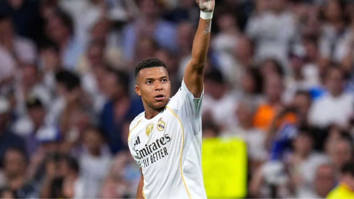 Mbappé llegó a los 50 goles con el Real Madrid | AP