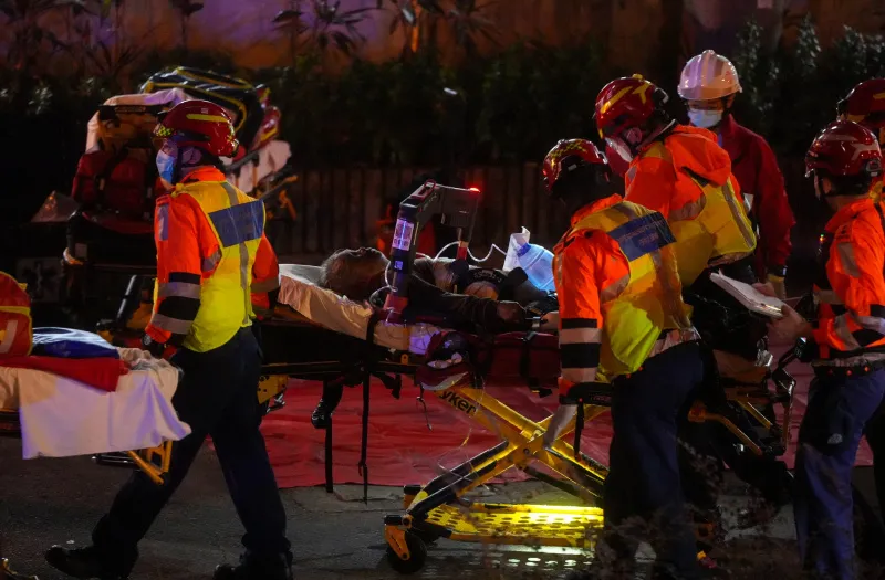 Son 45 personas que fueron trasladadas a varios hospitales / FB: @scmphongkong