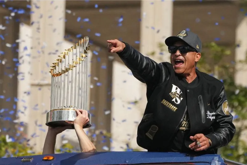Los Dodgers tuvieron su desfile para festejar el bicampeonato en la MLB | AP
