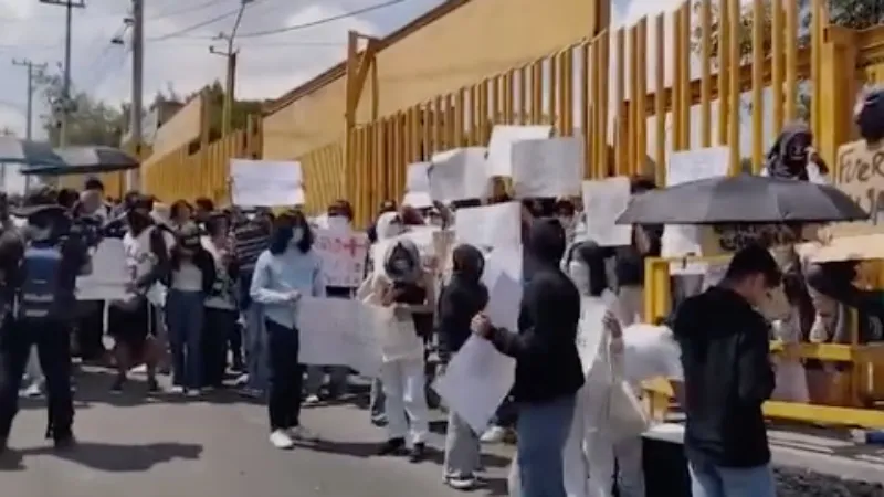 Los alumnos del CCH demostraron su preocupación ante la violencia en su plantel / Redes Sociales