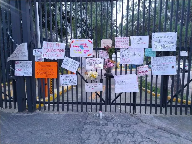 El homicidio de Jesús Israel “N” generó protestas, veladoras y manifestaciones en el CCH Sur/RS