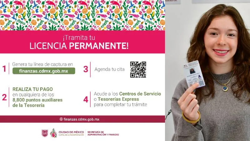 Tramitar la licencia requiere de sencillos pasos/Gobierno CDMX