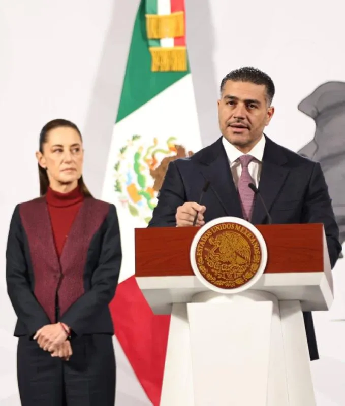 El secretario Omar García Harfuch presentó las acciones contra las extorsiones telefónicas / X: @OHarfuch