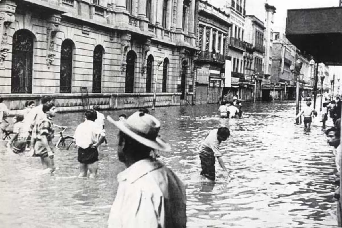 Desde hace 73 años no se tenía una tormenta como la del pasado martes / Redes Sociales