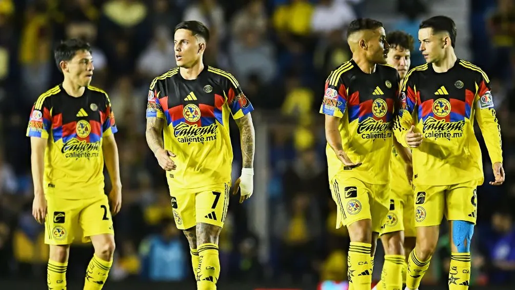 América durante el partido contra Toluca | MEXSPORT