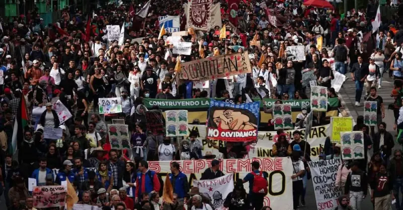 Los manifestantes terminarán su recorrido en Zócalo CDMX / Redes Sociales
