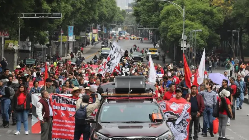 La CNTE partirá del Zócalo a la Cámara de Diputados / Redes Sociales
