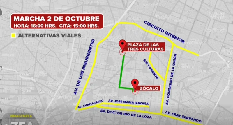 Varias calles y avenidas del Centro Histórico estarán cerradas / Redes Sociales