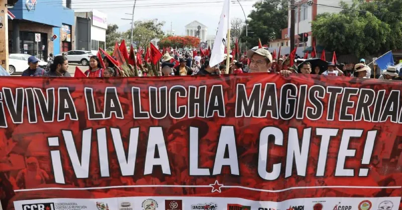 La CNTE busca que el Gobierno federal haga caso a sus peticiones laborales / Redes Sociales