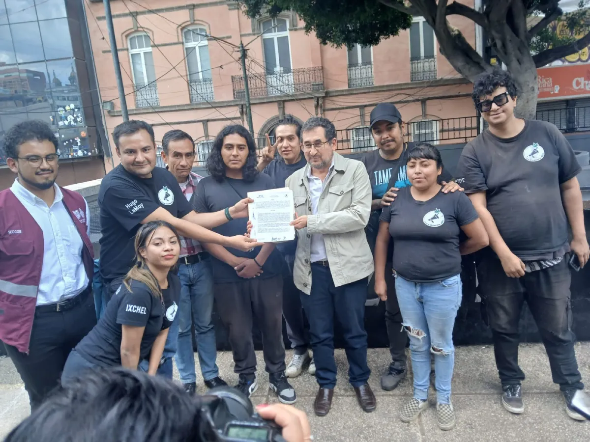 César Cravioto, secretario de Gobierno, llegó a un acuerdo con los demandantes de espacios / FB: @LaComuna420