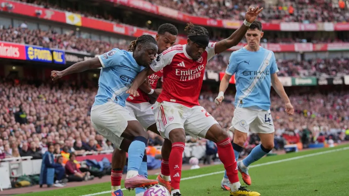 Pep Guardiola habló sobre el Arsenal tras el empate en el Emirates | AP