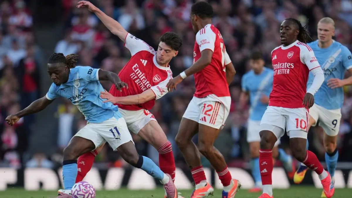 Pep Guardiola habló sobre el Arsenal tras el empate en el Emirates | AP